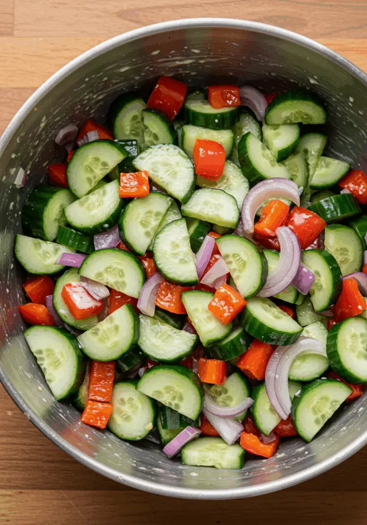 Cucumber Sweet Pepper Salad