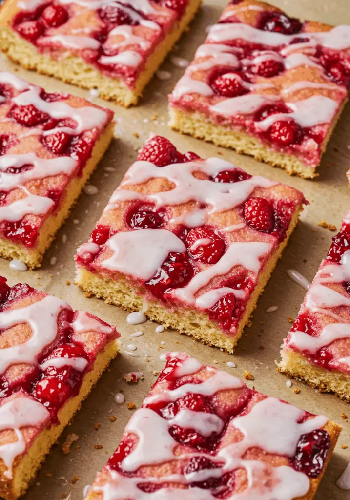 Sweet Focaccia with Raspberry Jam