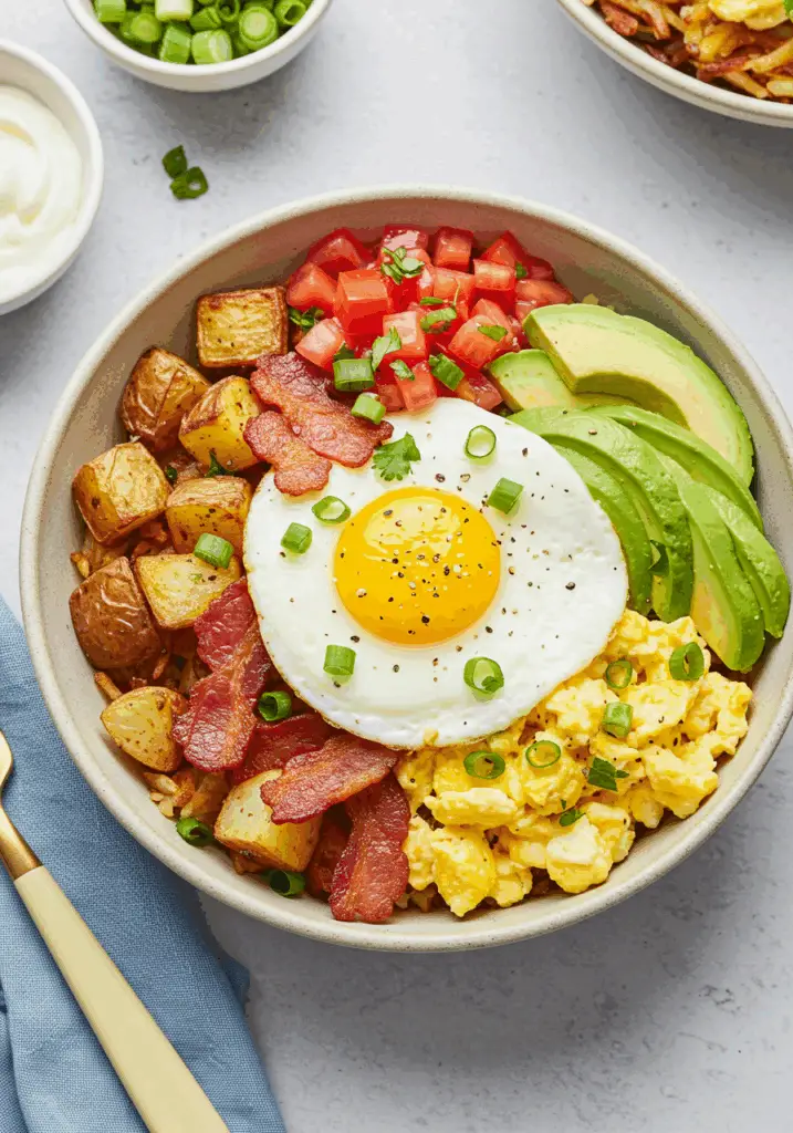 Easy High Protein Breakfast Bowls