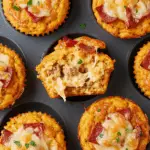 Keto Carnivore Pizza Muffins
