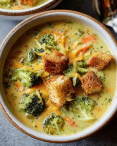Broccoli Cheddar Soup