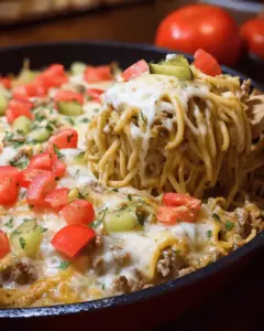 Cheeseburger Tetrazzini