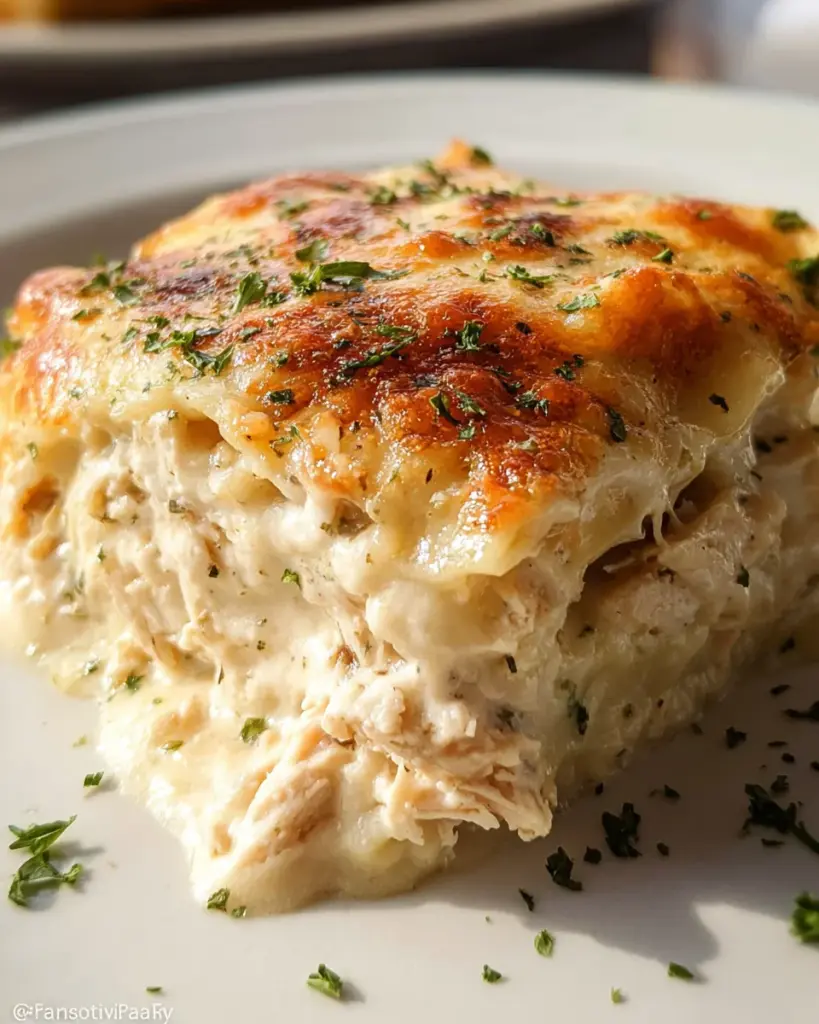 Chicken Alfredo Lasagna