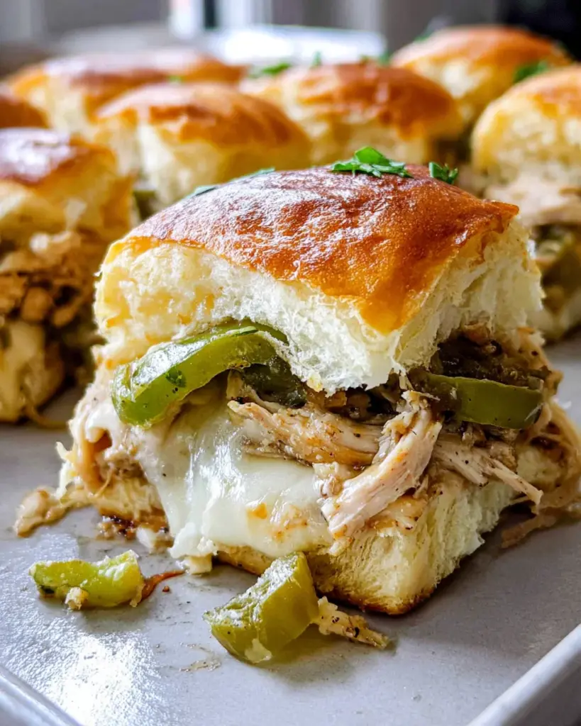 Chicken Philly Sliders