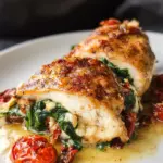 Chicken with Sundried Tomatoes and Spinach