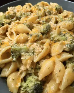 Crockpot Chicken Broccoli Mac and Cheese