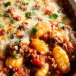 Easy Bolognese Gnocchi Bake