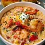 Easy Creamy Seafood and Shrimp Chili