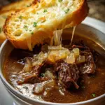 French Onion Beef Short Rib Soup