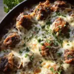 French Onion Meatballs