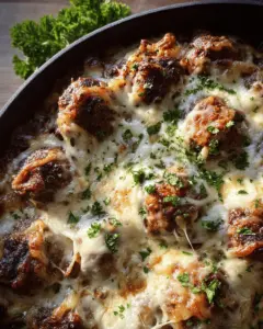 French Onion Meatballs