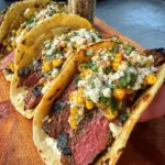 Grilled Elote Steak Tacos