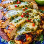 Grilled Salsa Verde Chicken with Pepper Jack
