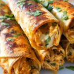 Honey BBQ Slow Cooker Chicken Taquitos