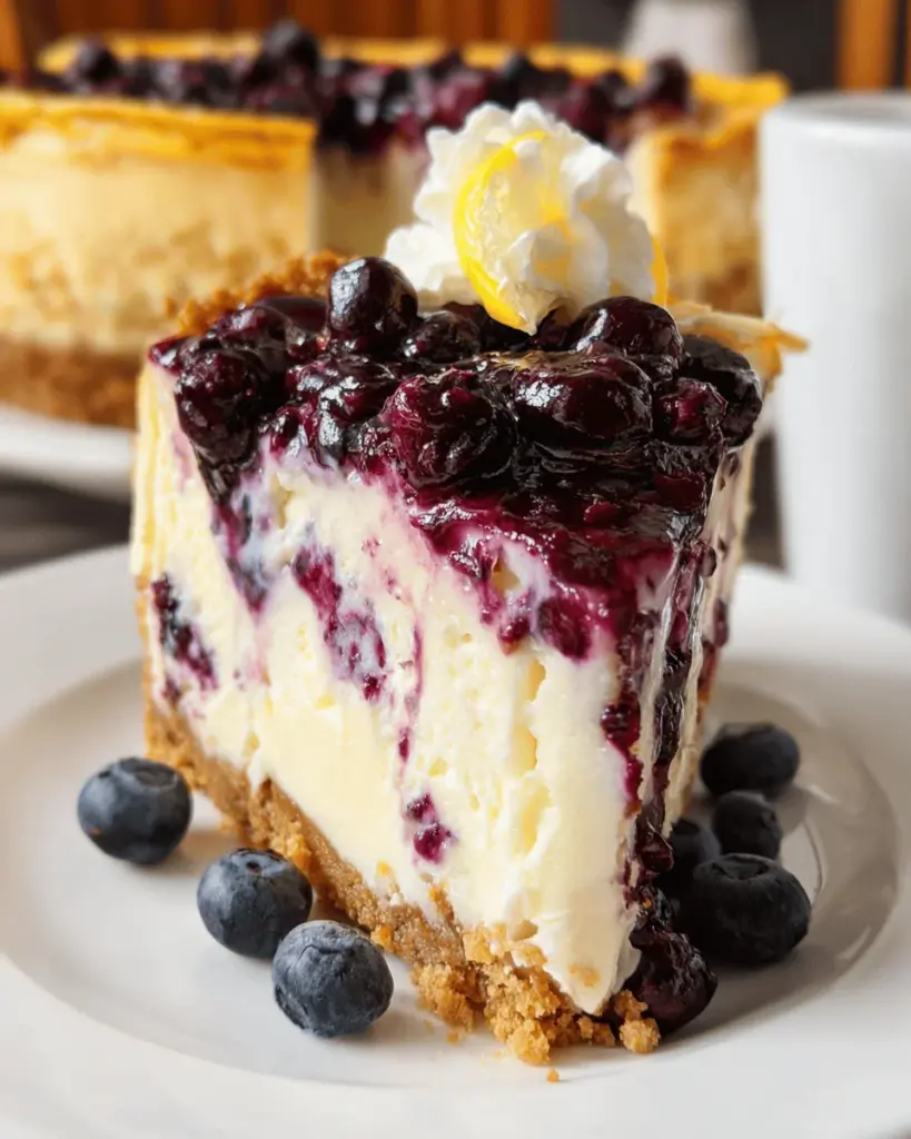 Lemon Blueberry Cheesecake