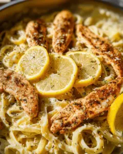 Lemon Pepper Chicken Alfredo (One-Pan)