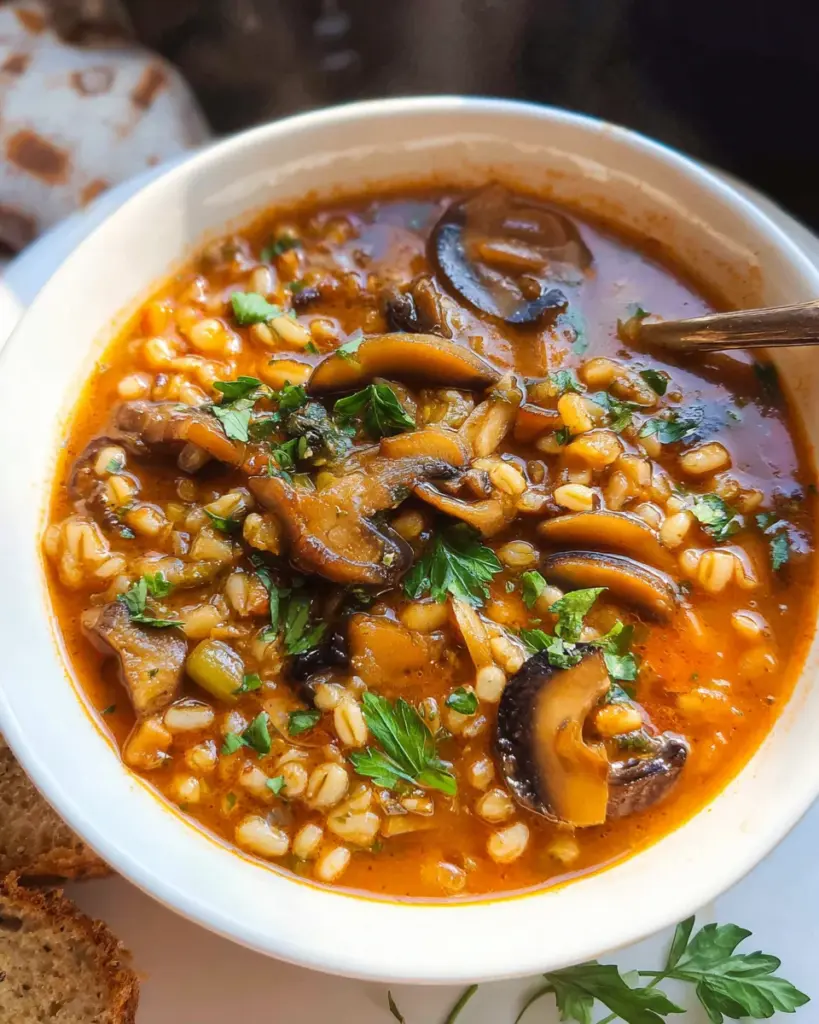 Mushroom Barley Soup