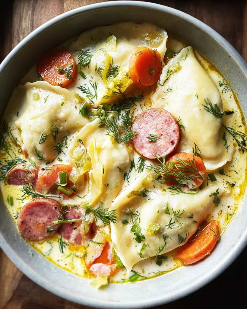 Pierogi Dill Soup