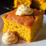 Pumpkin Cornbread {with Cinnamon Honey Butter}