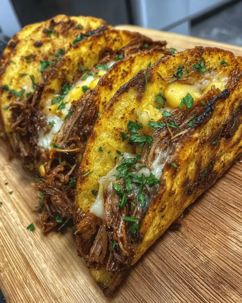 Slow Cooker Shredded Beef Tacos