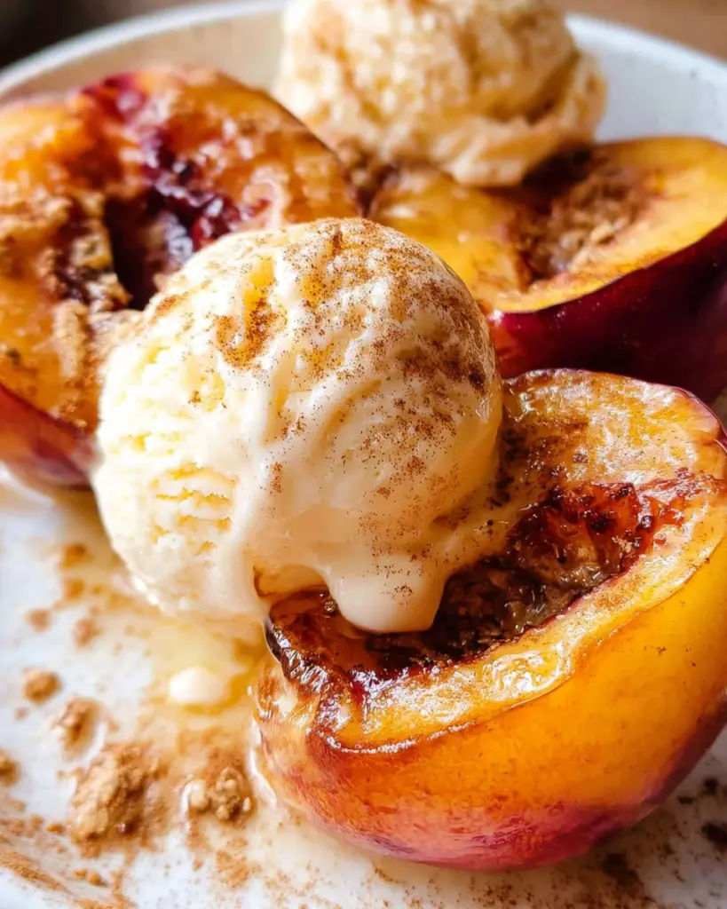 Air Fryer Peaches