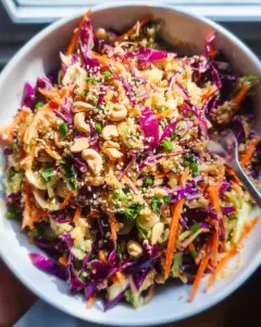 Asian Slaw with Sesame Ginger Dressing