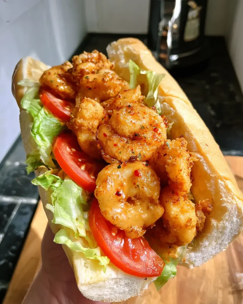 Bang Bang Shrimp Po’ Boy Sandwich
