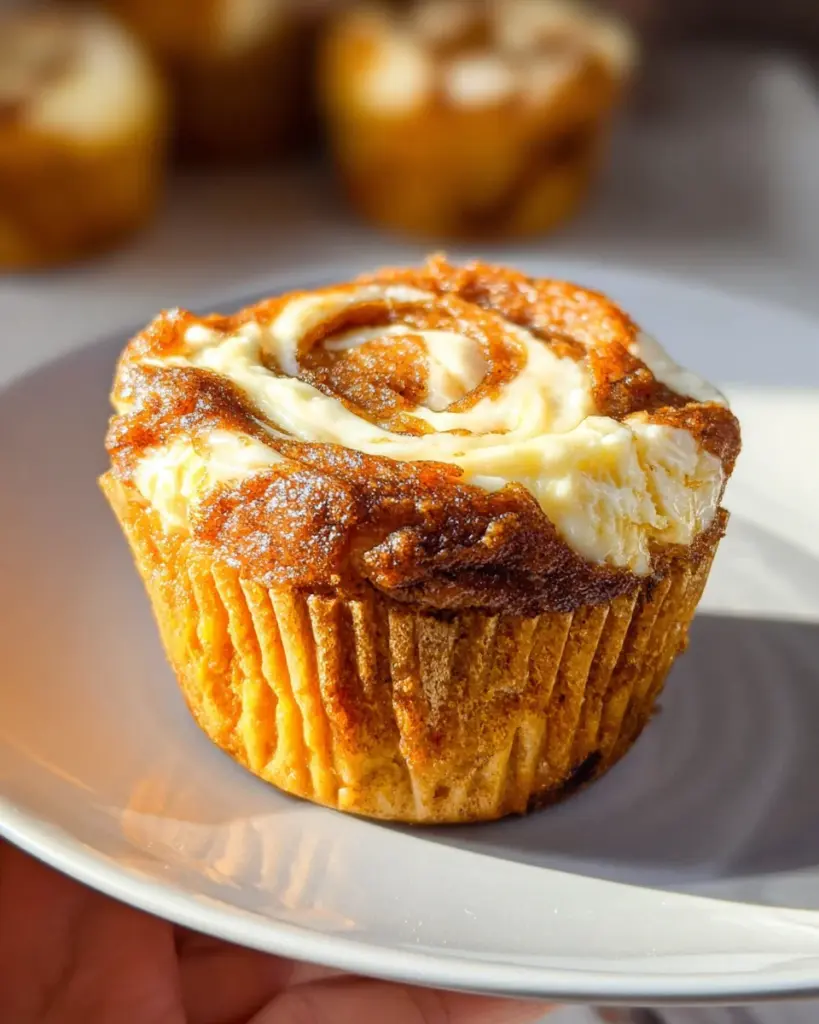Best Swirled Pumpkin Cream Cheese Muffins