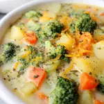 Broccoli Cheese and Potato Soup