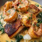 Cajun Salmon and Shrimp