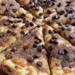 Chocolate Chip Dessert Pizza