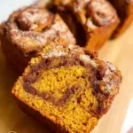 Cinnamon Swirl Pumpkin Bread Mini Loaves