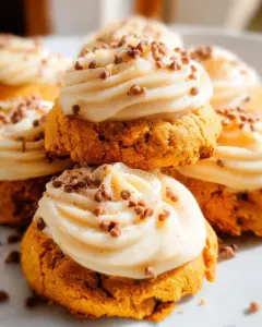 Copycat Crumbl Pumpkin Cake Cookies