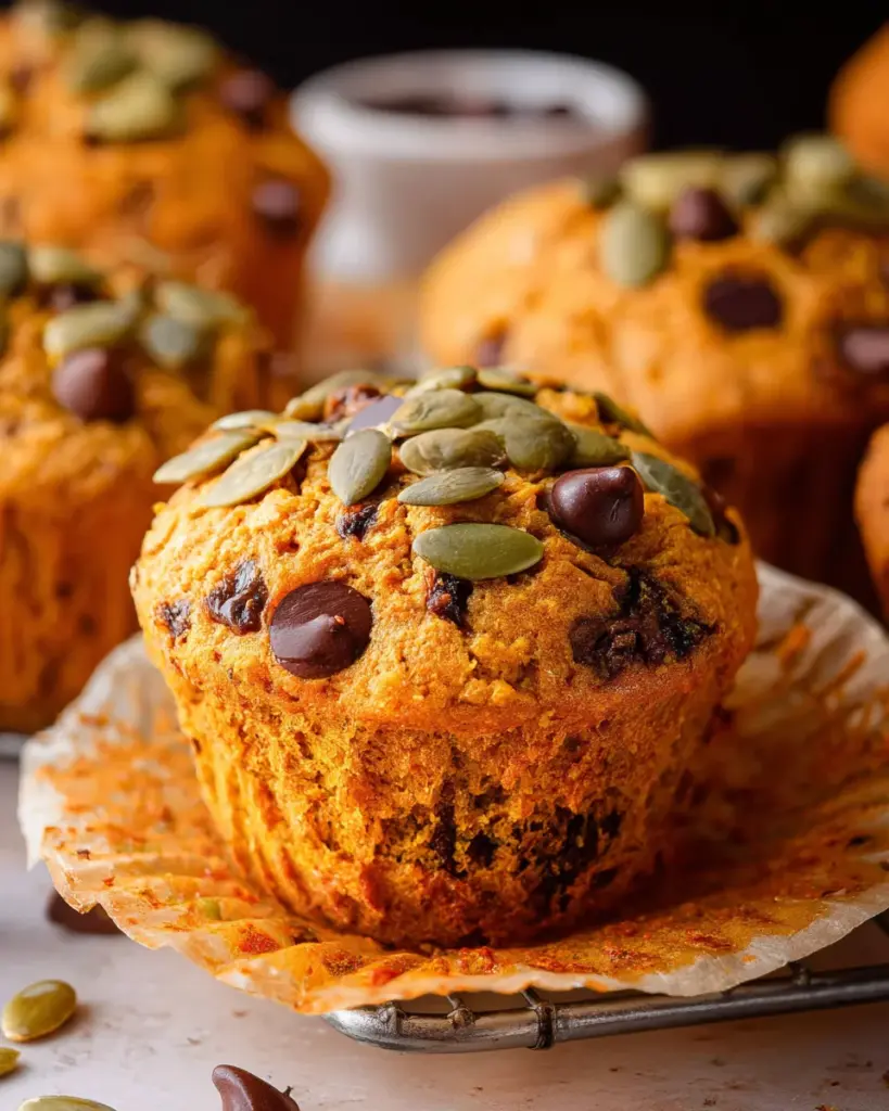 Cottage Cheese Pumpkin Muffins