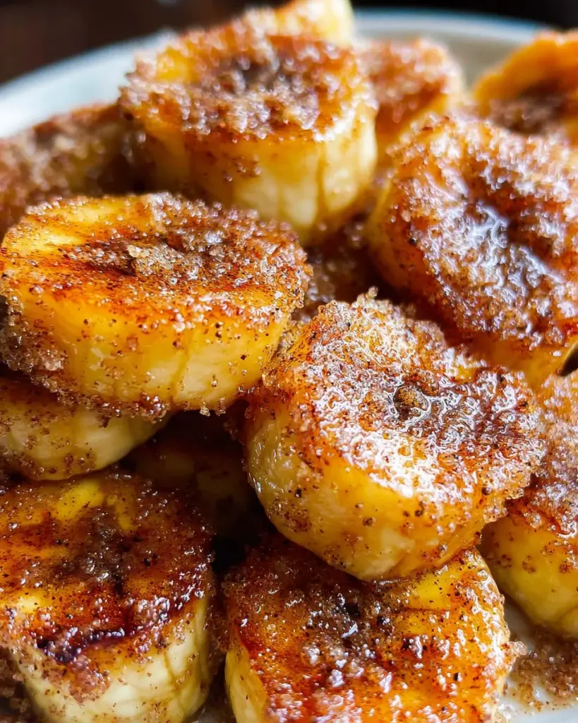 Crispy Cinnamon-Spiced Bananas