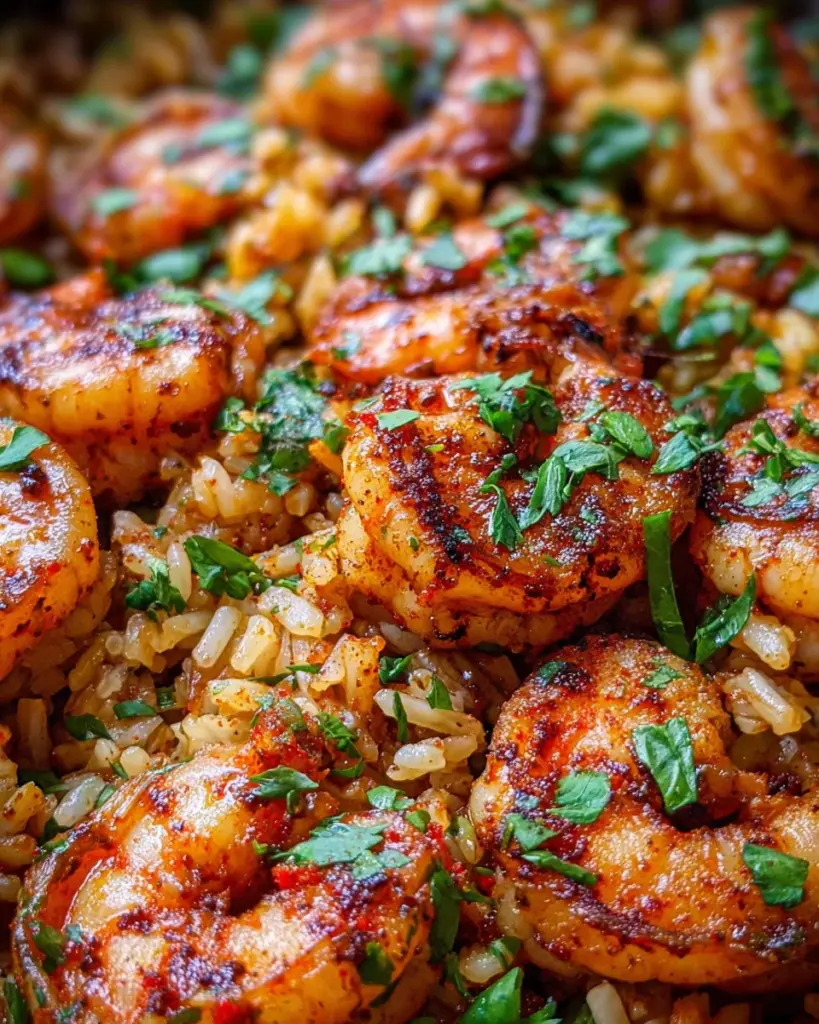 Easy Cajun Shrimp & Rice