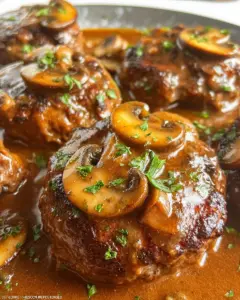 Easy Salisbury Steak Recipe with Mushroom Gravy