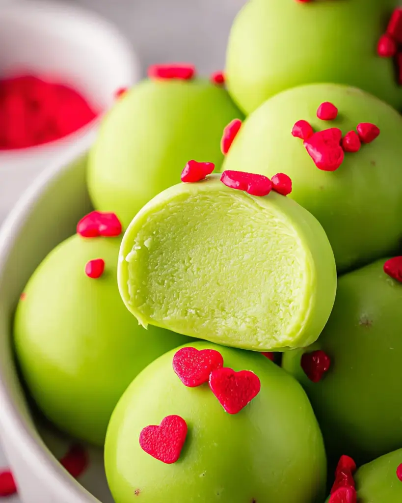 Grinch Christmas Truffles