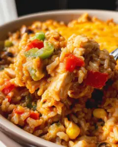 Mexican Cheesy Chicken and Rice​