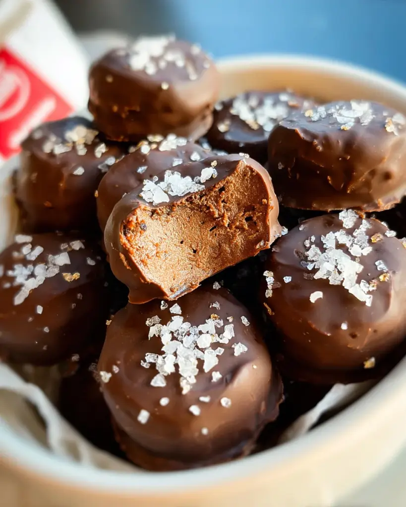 No-Bake Brownie Batter Protein Bites