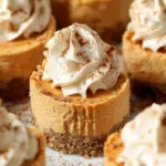 No Bake Pumpkin Mini Cheesecakes