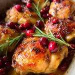 One-Pan Cranberry Rosemary Chicken