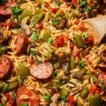 One-Pan Orzo and Chicken Sausage Recipe