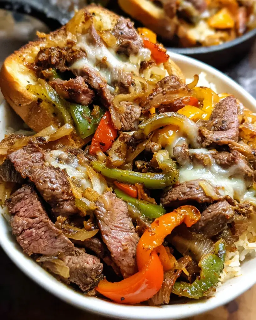 Philly Cheesesteak Bowls