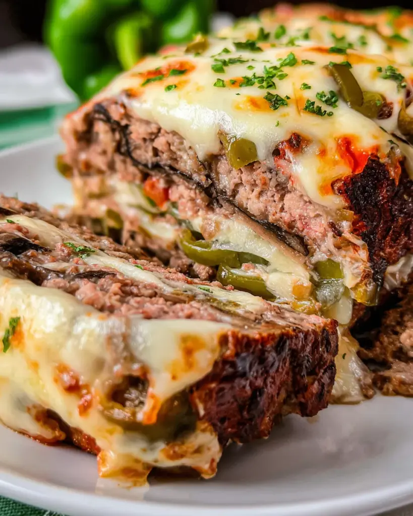 Philly Cheesesteak Meatloaf