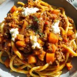Pumpkin Beef Bolognese