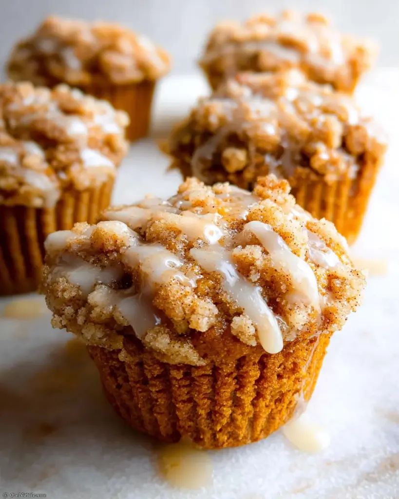 Pumpkin Crumb Cake Muffins