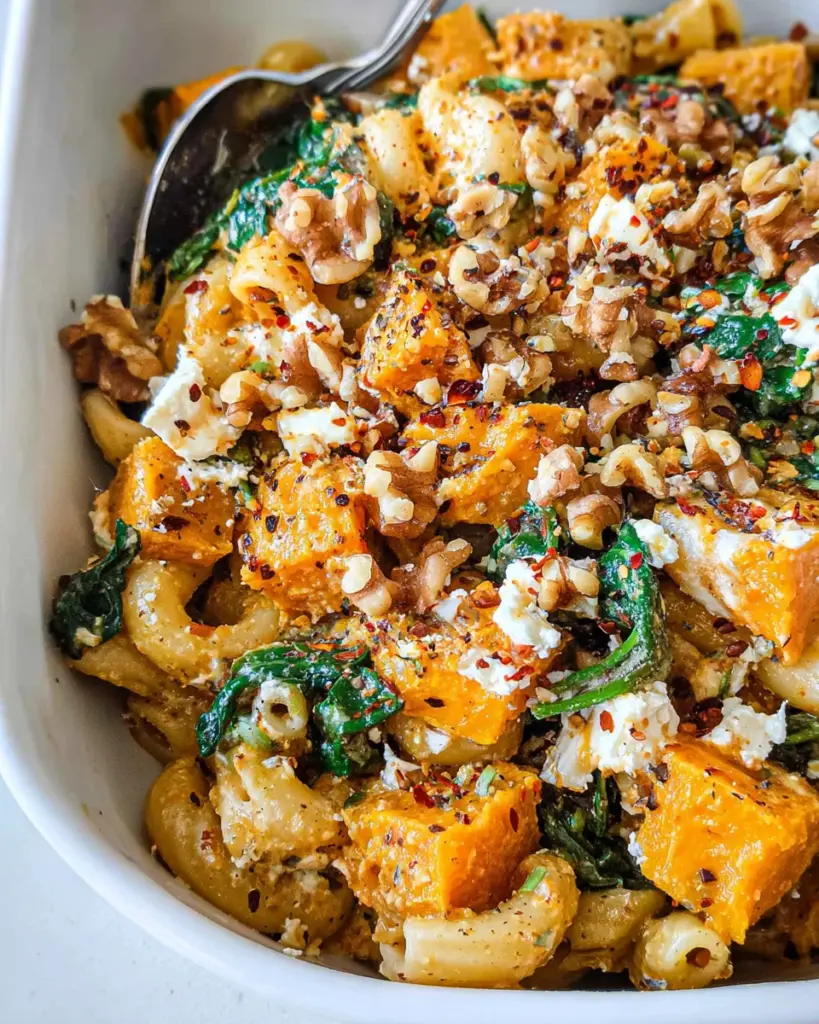 Pumpkin Feta Pasta