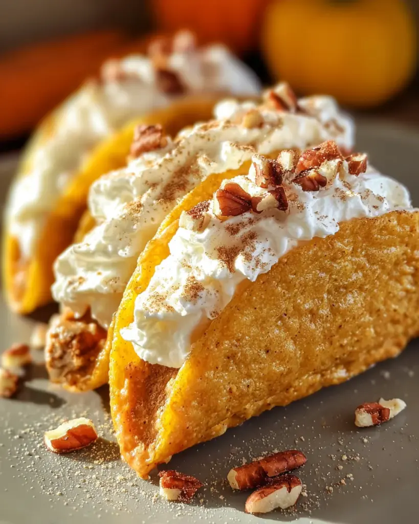 Pumpkin Pie Tacos