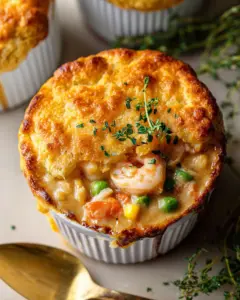 Seafood Pot Pie (with Cheddar Bay Crust)